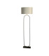 Modish Floor Lamp Black Light Grey Shade 1x E27-3