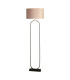 Modish Floor Lamp Black Pink Shade 1x E27-1