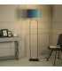 Modish Floor Lamp Black Teal Shade 0x-2