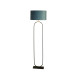 Modish Floor Lamp Black Teal Shade 0x-3