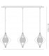 Ceiling Pendant Line 3 Light Polished Chrome, Crystal - 3