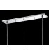 Ceiling Pendant Line 3 Light Polished Chrome, Crystal - 5