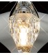 Ceiling Cluster Pendant Round 3 Light Polished Chrome, Crystal - 4