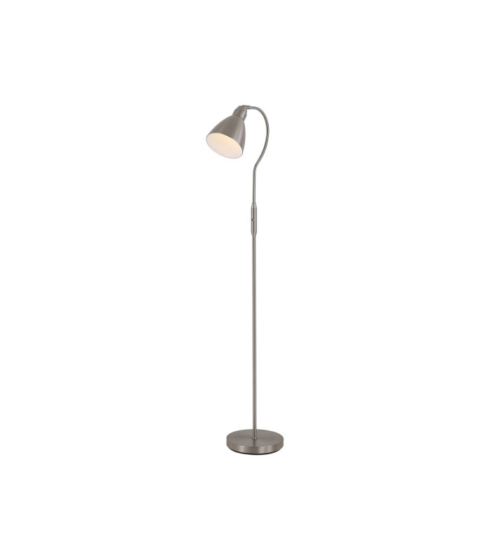 Adjustable Floor Lamp Satin Nickel 1x-3