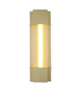 Sacramento Od LED Wall Light Stainless Steel Painted Gold IP44-1