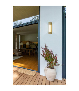 Sacramento Od LED Wall Light Stainless Steel Painted Gold IP44-2
