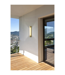 Sacramento Od LED Wall Light Stainless Steel Painted Gold IP44-2