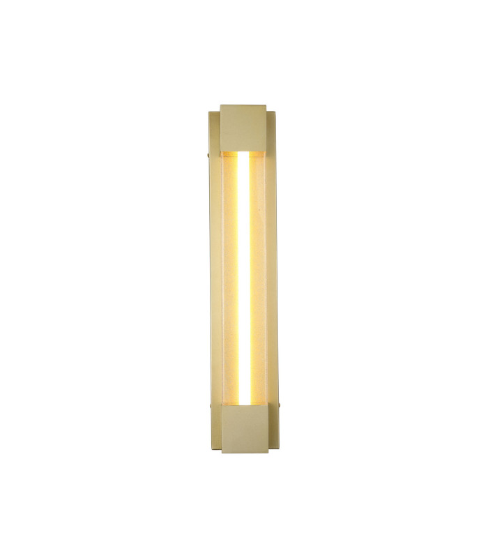 Sacramento Od LED Wall Light Stainless Steel Painted Gold IP44-3