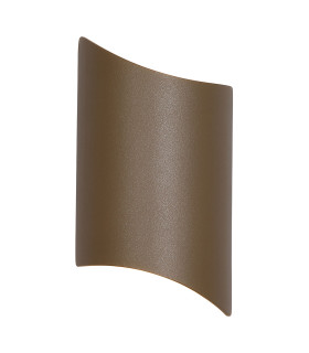 Shard Outdoor Up Down Wall Light Gold IP65-1