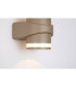 Grip LED Outdoor Up Down Wall Light Gold IP65-5