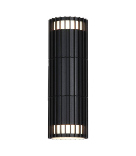 Detroit Up Down Outdoor Wall Light Black IP44 2x GU10-1