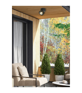 Manhattan LED Wall Light Aluminium Clear Glass IP54-2