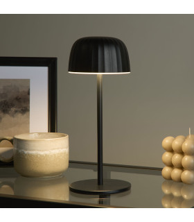 Ezra Outdoor Rechargeable Table Lamp Black IP54-2