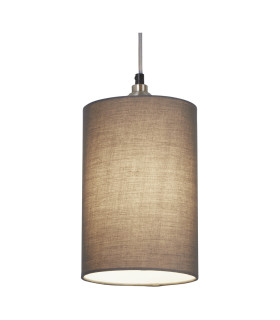 Clyde Cylinder Shade 16cm Charcoal-1