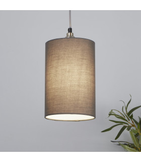 Clyde Cylinder Shade 16cm Charcoal-2