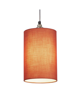 Clyde Cylinder Shade 16cm Terracotta-1