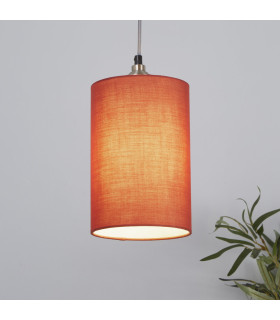 Clyde Cylinder Shade 16cm Terracotta-2