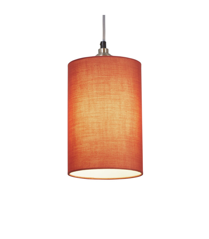 Clyde Cylinder Shade 16cm Terracotta-3