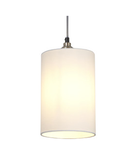 Clyde Cylinder Shade 16cm White-1