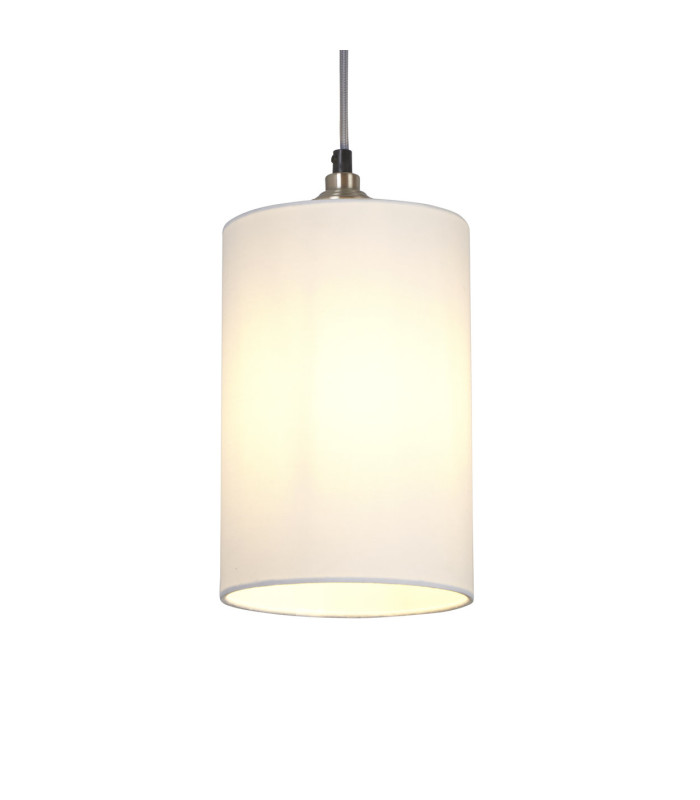 Clyde Cylinder Shade 16cm White-3