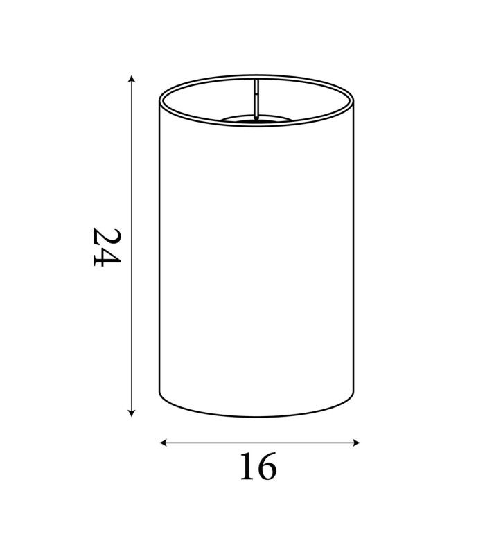 Clyde Cylinder Shade 16cm Terracotta-6