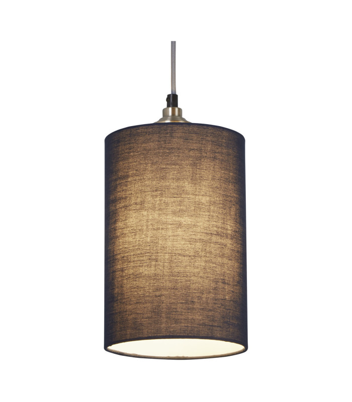 Clyde Cylinder Shade 16cm Navy-1