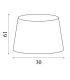 Clyde Tapered Shade 30cm Sky Blue-6