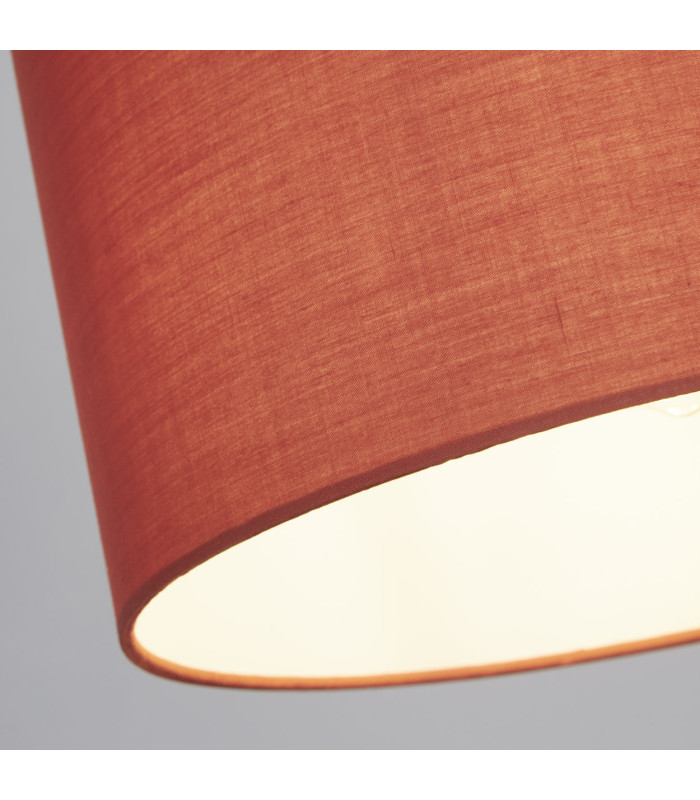 Clyde Drum Shade 30cm Terracotta-5