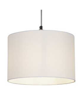 Clyde Drum Shade 30cm White-1