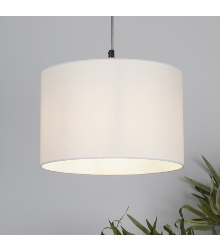 Clyde Drum Shade 30cm White-2
