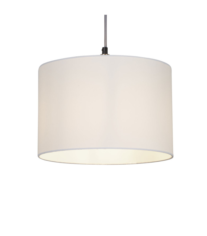 Clyde Drum Shade 30cm White-3