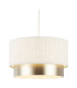 Amelie Two Tier Shade White & Champagne-1