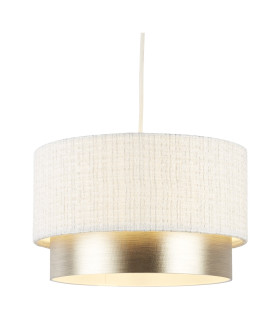 Amelie Two Tier Shade White & Champagne-1
