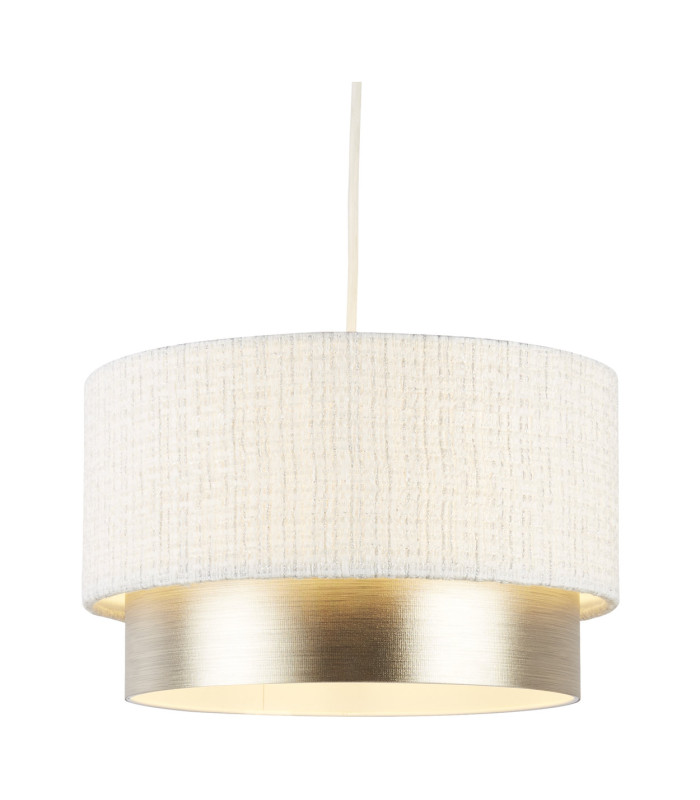 Amelie Two Tier Shade White & Champagne-1