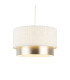 Amelie Two Tier Shade White & Champagne-3