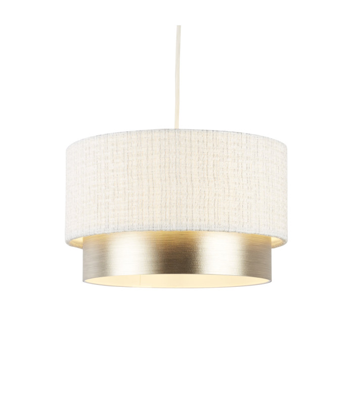 Amelie Two Tier Shade White & Champagne-3