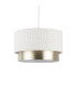 Amelie Two Tier Shade White & Champagne-4
