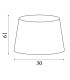 Finn Tapered Shade 30cm Natural-6