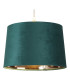 Velvet Drum Shade 30cm Emerald-1