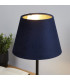 Velvet Drum Shade 20cm Navy-2