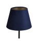 Velvet Drum Shade 20cm Navy-4