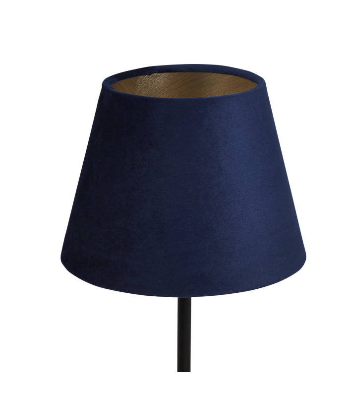 Velvet Drum Shade 20cm Navy-4