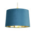 Velvet Drum Shade 30cm Teal-3