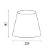Finn Tapered Shade 20cm Natural-6
