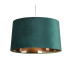 Velvet Drum Shade 40cm Emerald-3