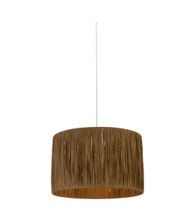 Raffia Drum Shade 35cm Natural-1