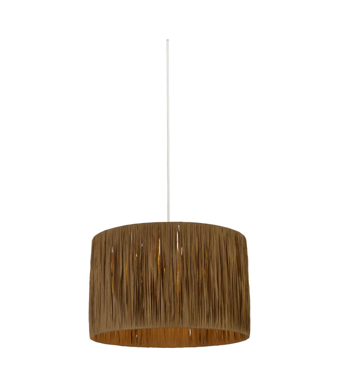 Raffia Drum Shade 35cm Natural-1