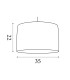 Raffia Drum Shade 35cm Natural-6