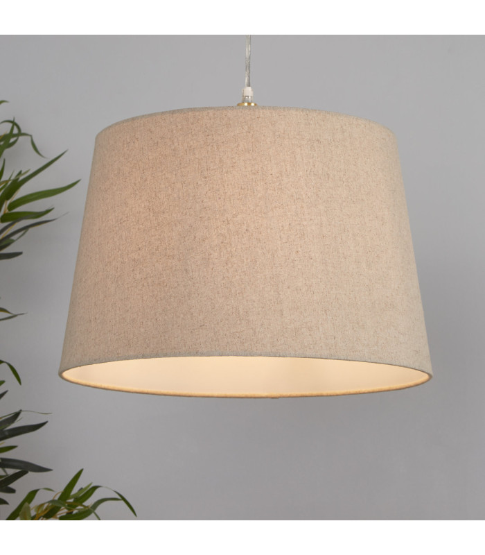Linen Tapered Shade 40cm Natural-2