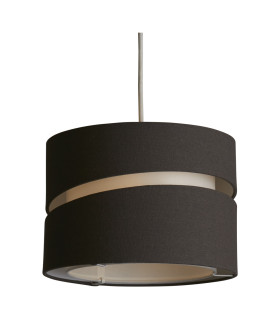 Finn Two Tier Shade 28cm Grey-1